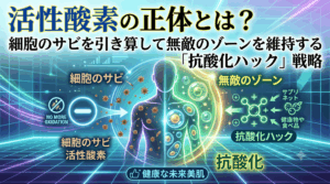 活性酸素の正体とは？細胞のサビを引き算して無敵のゾーンを維持する「抗酸化ハック」戦略