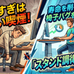 座りすぎは新しい喫煙！寿命を削る椅子バグを消し去る「スタンド調律ハック」