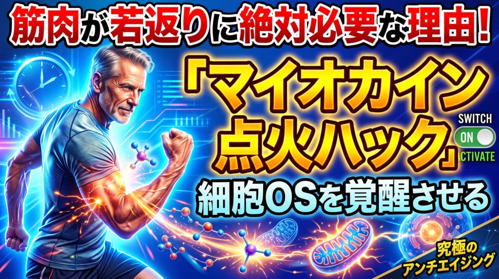 筋肉が若返りに絶対必要な理由！細胞OSを覚醒させる「マイオカイン点火ハック」