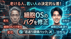 老ける人、若い人の決定的な差！細胞OSのバグを修正する「若返り調律ハック」