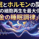 睡眠とホルモンの関係！夜間の細胞再生を最大化する「黄金の睡眠調律」戦略