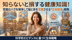 知らないと損する健康知識！常識のバグを解体して脳と体を覚醒させる「生体調律」戦略