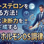 テストステロンを高める方法！覇気と決断力を自動生成する「男性ホルモンOS調律」戦略