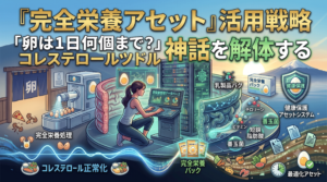 卵は1日何個まで？コレステロール神話を解体する「完全栄養アセット」活用戦略