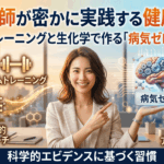 現役医師が密かに実践する健康習慣！ジムトレーニングと生化学で作る「病気ゼロ」戦略
