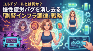 コルチゾールとは何か？慢性疲労バグを消し去る「副腎インフラ調律」戦略