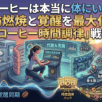 コーヒーは本当に体にいい？脂肪燃焼と覚醒を最大化する「コーヒー時間調律」戦略