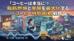 コーヒーは本当に体にいい？脂肪燃焼と覚醒を最大化する「コーヒー時間調律」戦略