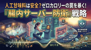 人工甘味料は安全？ゼロカロリーの罠を暴く「腸内サーバー防衛」戦略