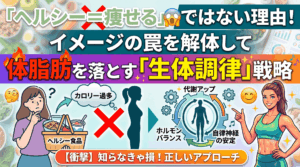 「ヘルシー＝痩せる」ではない理由！イメージの罠を解体して体脂肪を落とす「生体調律」戦略