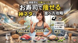 お寿司で痩せる神ネタと食べ方攻略