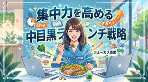集中力を高める中目黒ランチ戦略