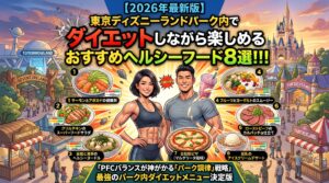 【2026年最新版】東京ディズニーランドパーク内でダイエットしながら楽しめるおすすめヘルシーフード8選！！！