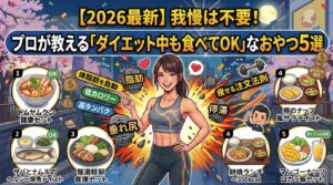 【2026最新】我慢は不要！プロが教える「ダイエット中も食べてOK」なおやつ5選