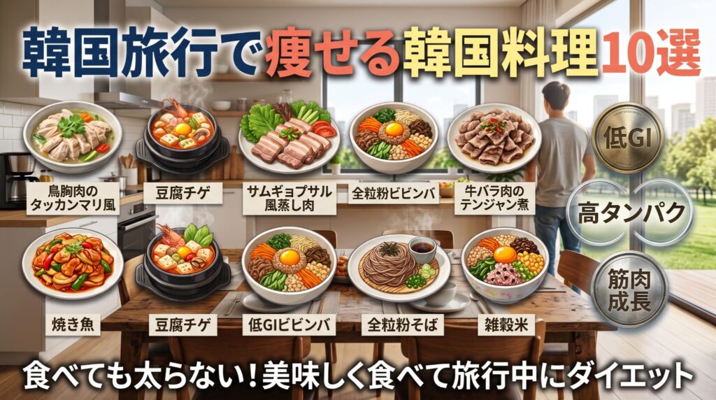 韓国旅行で痩せる韓国料理10選
