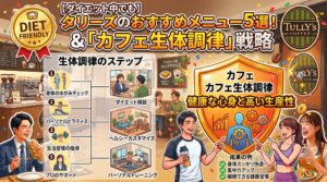 ダイエット中でも問題なし！タリーズのおすすめメニュー5選と「カフェ生体調律」戦略　