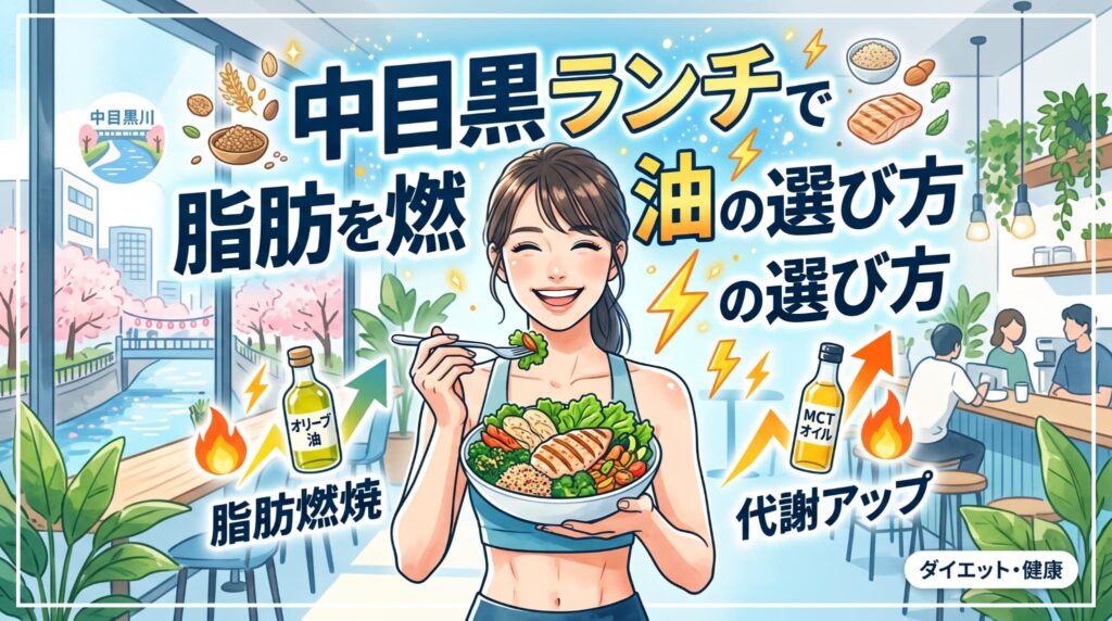 中目黒ランチで脂肪を燃やす油の選び方
