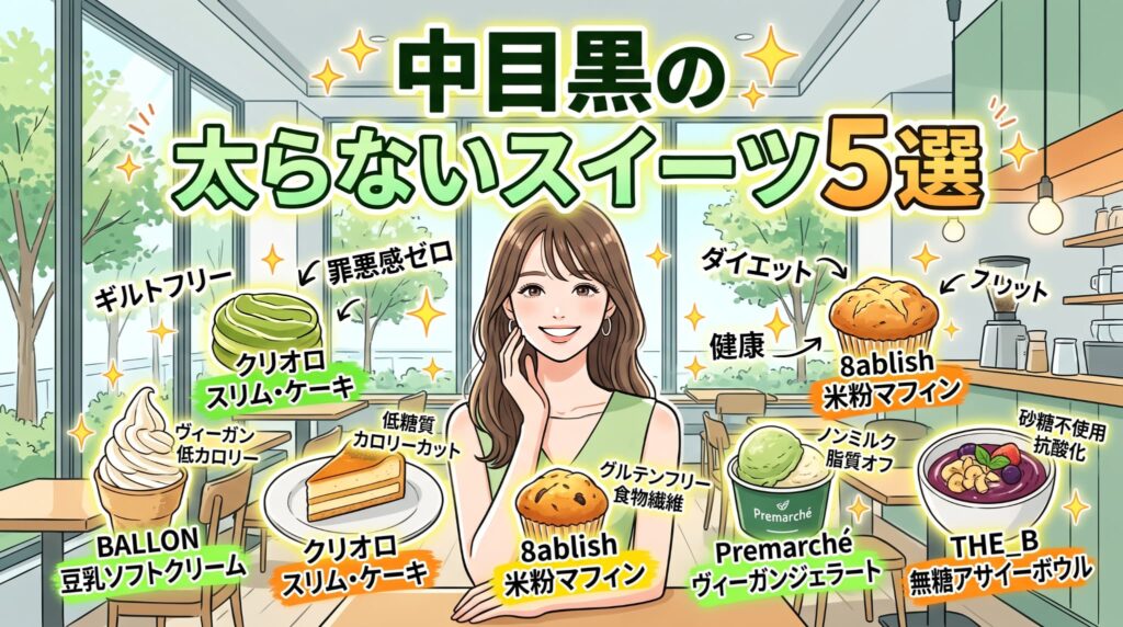 中目黒の太らないスイーツ5選