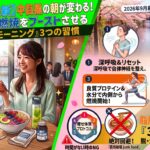 【2026年最新】中目黒の朝が変わる！1日の脂肪燃焼をブーストさせる「痩せ体質モーニング」3つの習慣