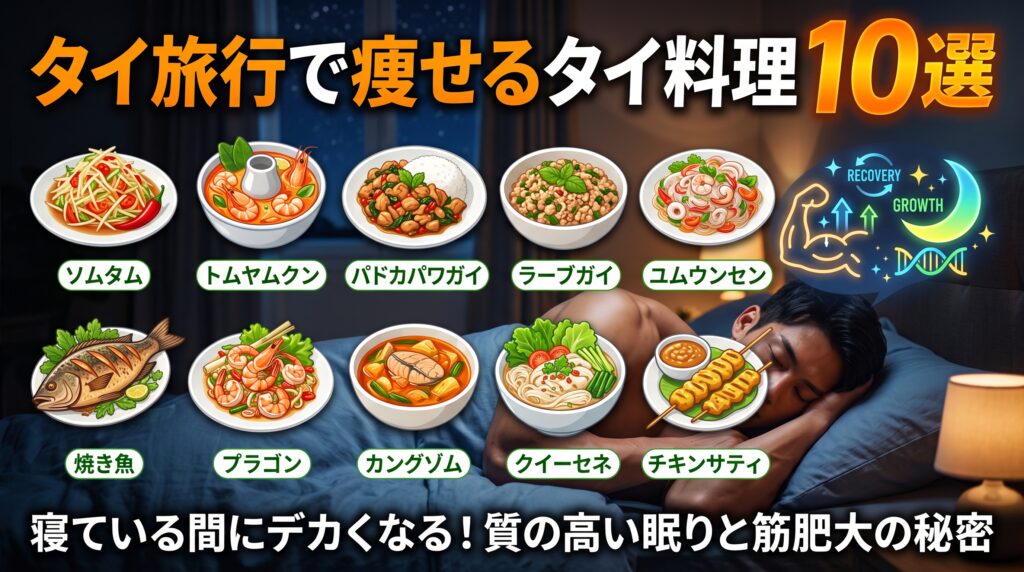 タイ旅行で痩せるタイ料理10選
