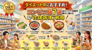 ダイエット中におすすめのコンビニ飯7選！高タンパク・低脂質で勝手に痩せる「生体調律」戦略