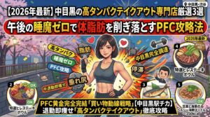 2026年最新！中目黒の高タンパクテイクアウト専門店厳選3選：午後の睡魔ゼロで体脂肪を削ぎ落とすPFC攻略法