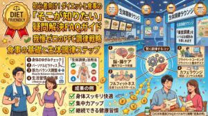 初心者向け！ダイエットと食事の「そこが知りたい」疑問解決FAQガイド｜我慢ゼロのPFC調律戦略