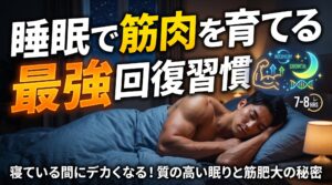 睡眠で筋肉を育てる最強回復習慣