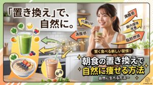 朝食の置き換えで自然に痩せる方法