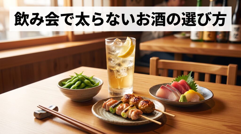 飲み会で太らないお酒の選び方