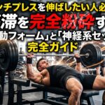 ベンチプレスを伸ばしたい人必見！停滞を完全粉砕する「骨格連動フォーム」と「神経系セット設計」完全ガイド