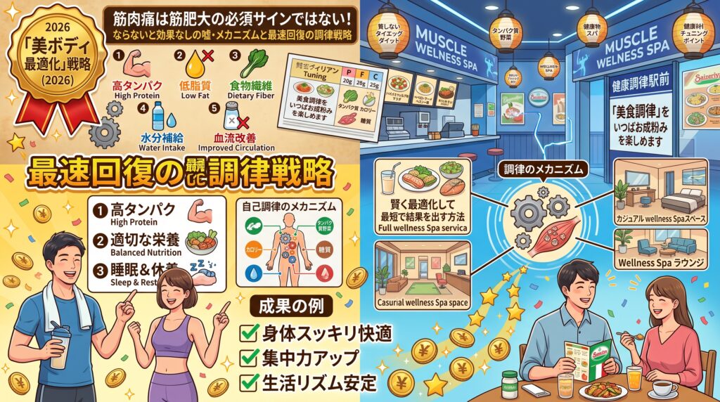 筋肉痛は筋肥大の必須サインではない！ならないと効果なしの嘘・メカニズムと最速回復の調律戦略