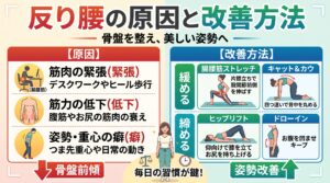 【生体力学の結論】反り腰の原因と改善方法！ぽっこりお腹と腰痛を根本解消する「骨格調律」戦略