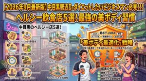 【2026年1月最新版】中目黒駅近辺のダイエットしたいビジネスマン必見！！！ヘルシーな飲食店5選！！