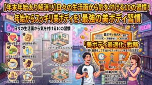 【年末年始太り解消！！】日々の生活面から気を付ける10の習慣！年始からスッキリ美ボディを！