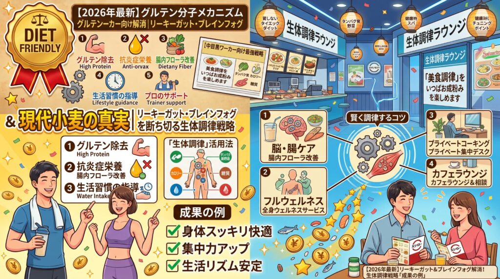 グルテンが人体を「静かに破壊する」分子メカニズムと現代小麦の真実｜リーキーガット・ブレインフォグを断ち切る生体調律戦略