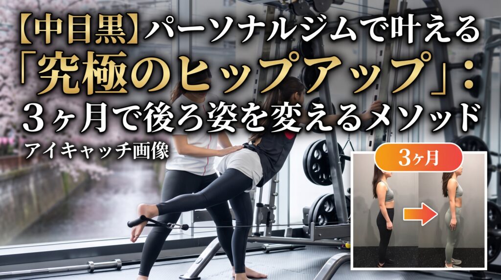 【中目黒】パーソナルジムで叶える「究極のヒップアップ」：3ヶ月で後ろ姿を変えるメソッド