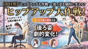 【中目黒】デスクワークでお尻が垂れる？「ヒップアップ大作戦」で後ろ姿を劇的に変える！