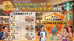 ダイエット中のスタバ攻略！低カロリーで満足できる神カスタム10選と「カフェ生体調律」戦略