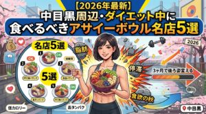 【2026年最新】中目黒周辺・ダイエット中に食べるべきアサイーボウル名店5選