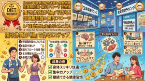 痩せ体質は「腸」で作る！短鎖脂肪酸と腸内フローラが体脂肪を自動燃焼させる生化学メカニズム【完全版】