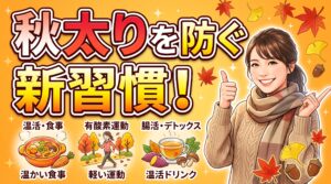 秋太りを防ぐ新習慣！