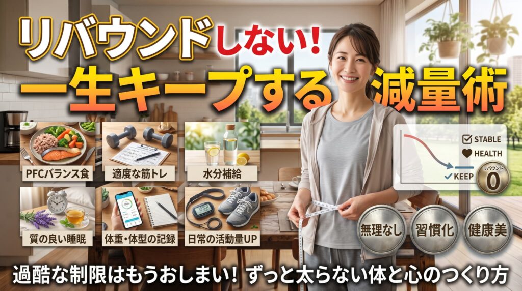 リバウンドしない！一生キープする減量術