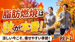 脂肪燃焼は秋が本番！