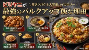 ビリヤニが最強のバルクアップ飯な理由