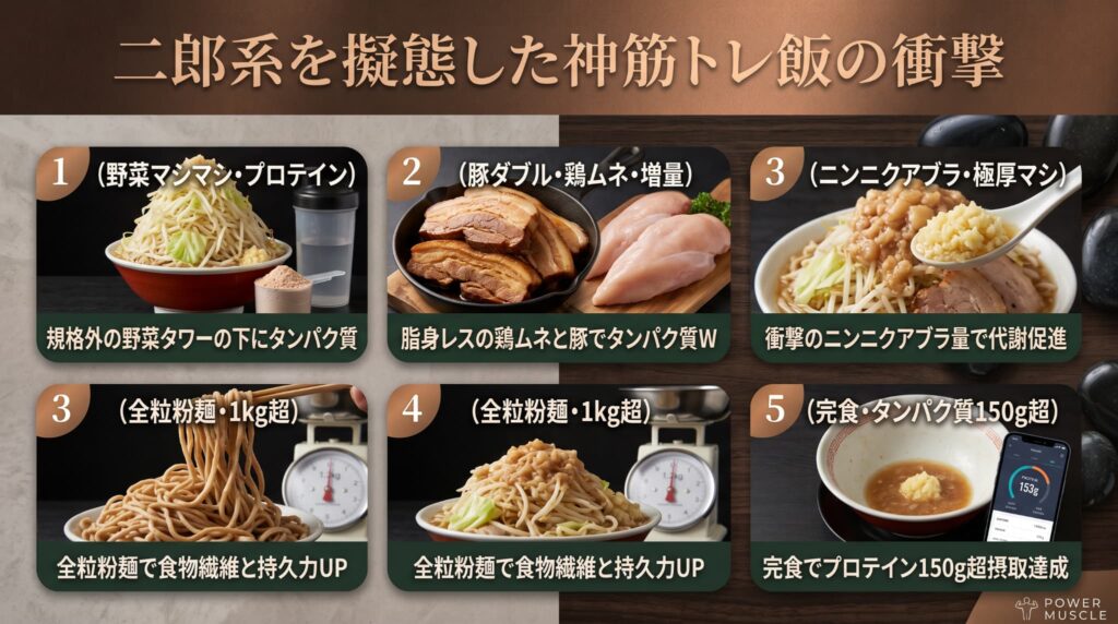 二郎系を擬態した神筋トレ飯の衝撃