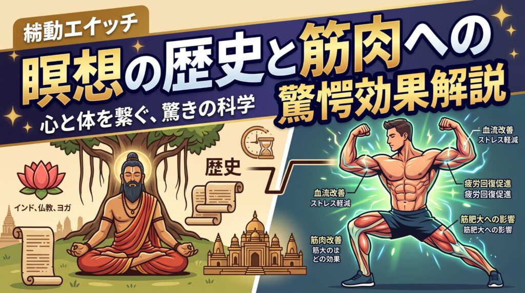 瞑想の歴史と筋肉への驚愕効果解説