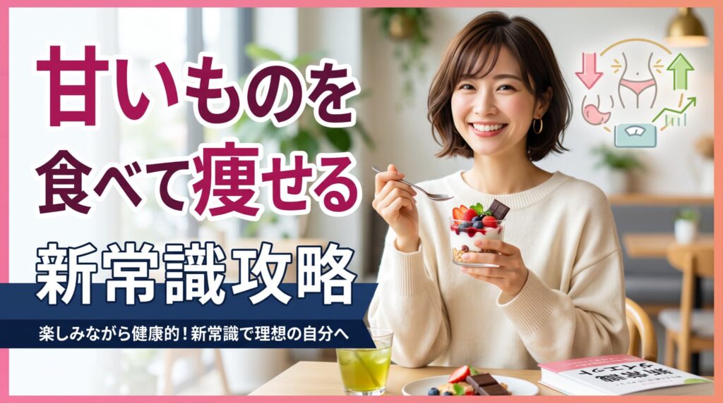 甘いものを食べて痩せる新常識攻略