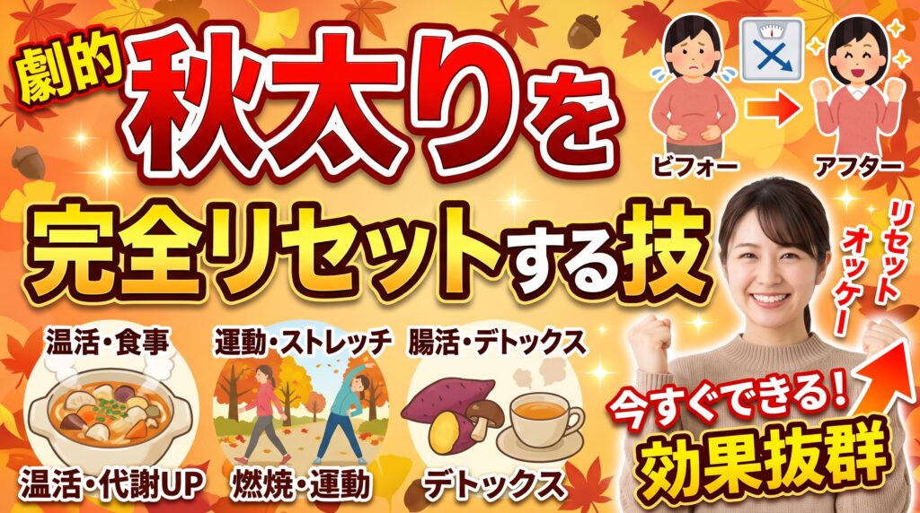 秋太りを完全リセットする技