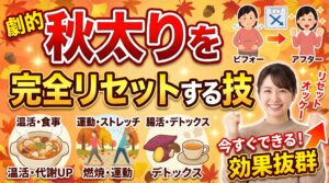 秋太りを完全リセットする技